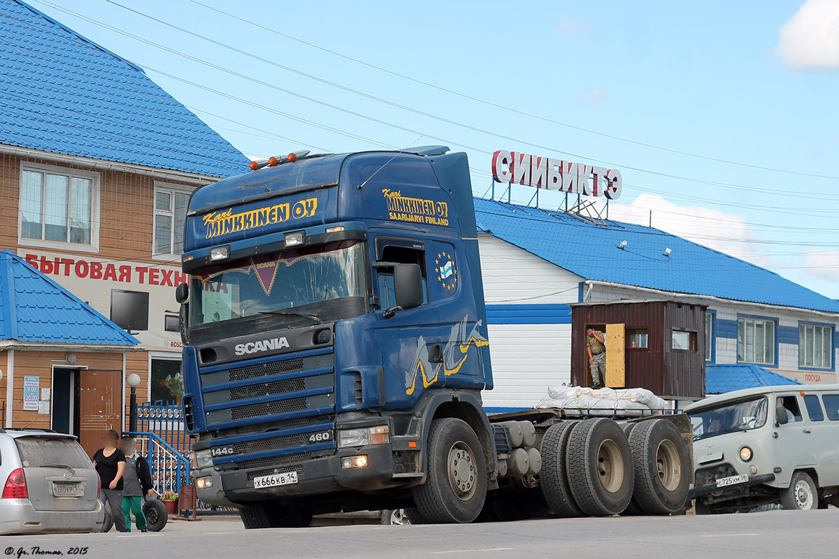 Саха (Якутия), № Х 666 КВ 14 — Scania ('1996) R144G