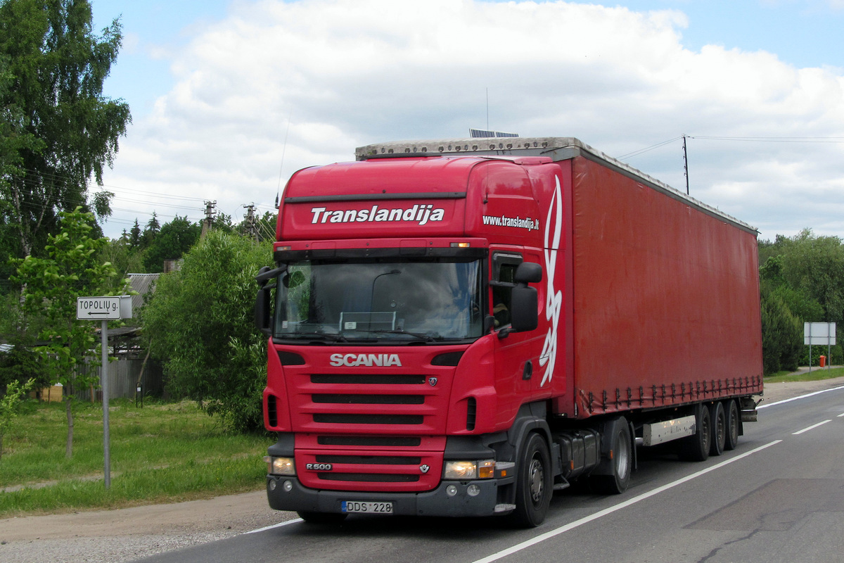 Литва, № DDS 228 — Scania ('2004) R500