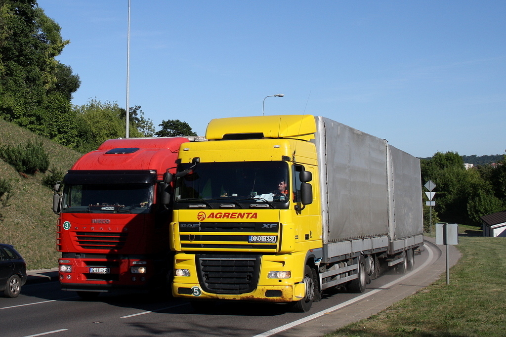 Литва, № CZO 659 — DAF XF105 FAR