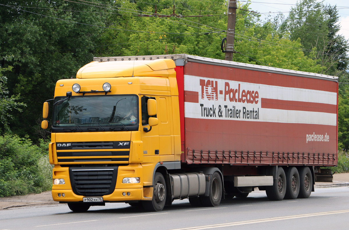 Ярославская область, № Р 902 ХН 76 — DAF XF105 FT