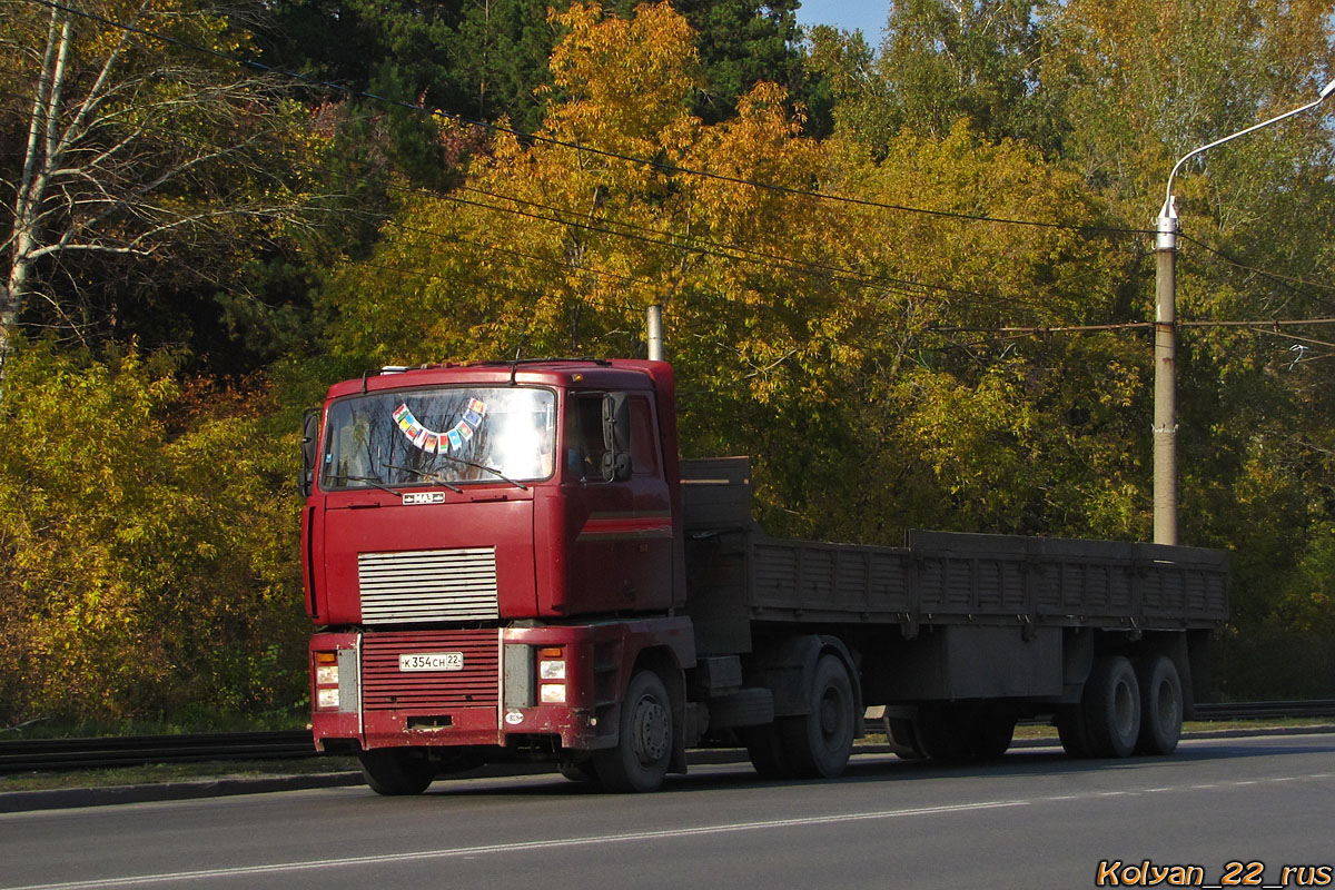 Алтайский край, № К 354 СН 22 — МАЗ-54323