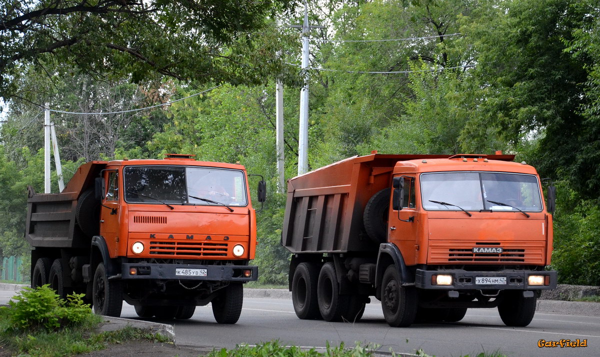 Кемеровская область, № К 485 УВ 42 — КамАЗ-5410; Кемеровская область, № Х 894 НМ 42 — КамАЗ-65115-13 [65115N]