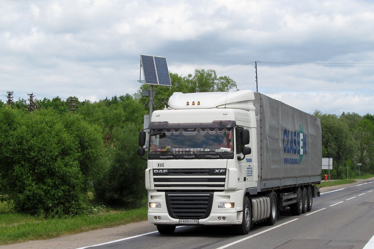 Смоленская область, № У 600 КС 67 — DAF XF105 FT