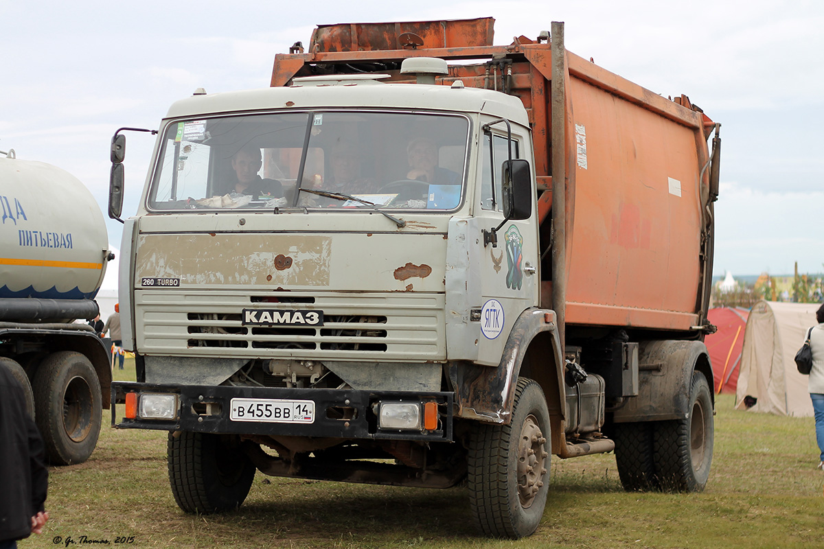 Саха (Якутия), № В 455 ВВ 14 — КамАЗ-43253-15 [43253R]