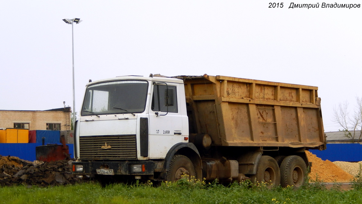 Орловская область, № М 338 НЕ 57 — МАЗ-5516 (общая модель)