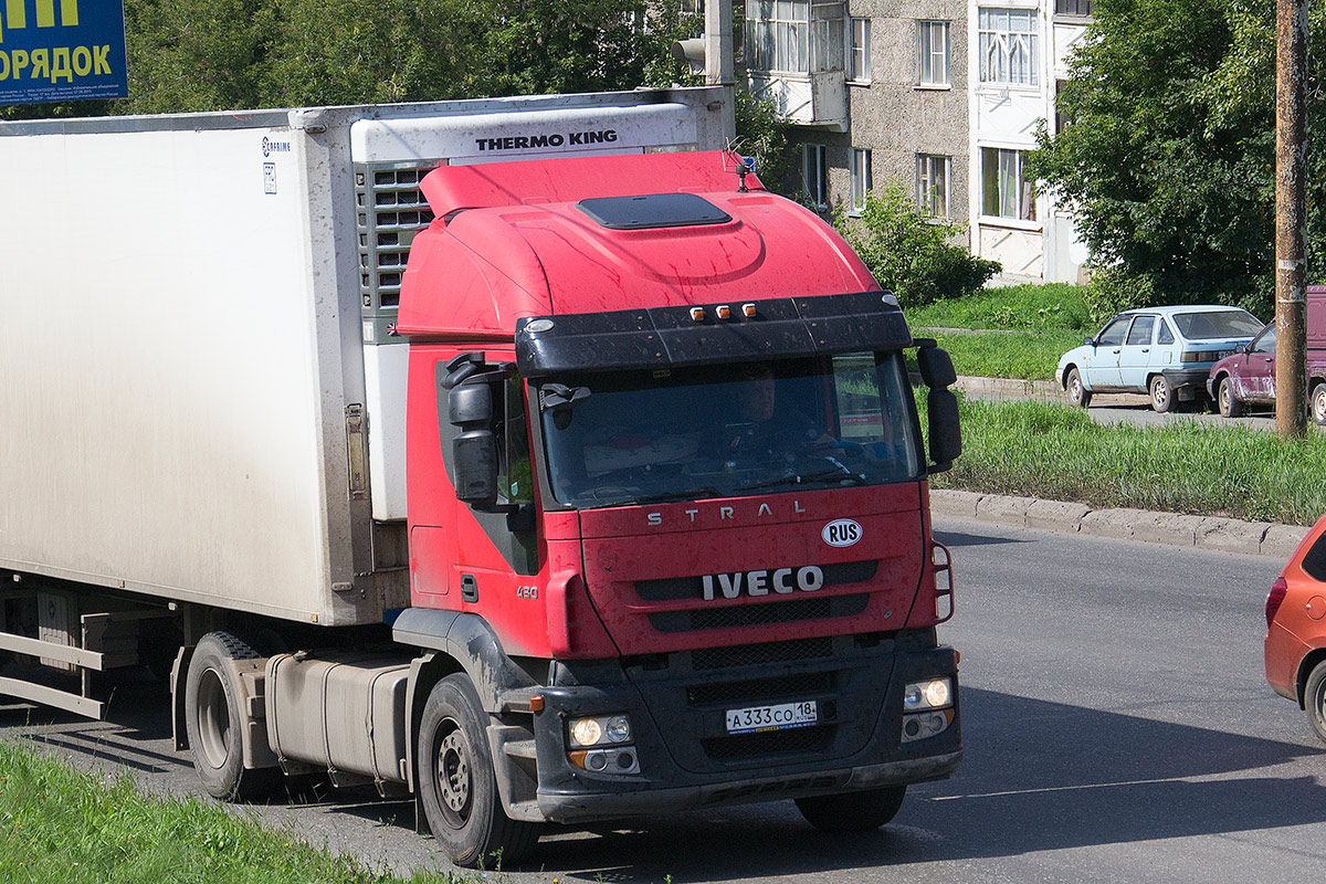 Удмуртия, № А 333 СО 18 — IVECO Stralis ('2007)