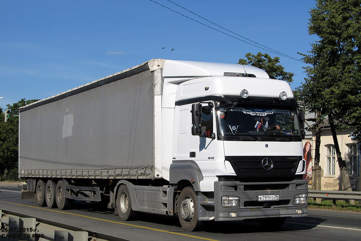 Архангельская область, № К 791 РО 29 — Mercedes-Benz Axor 1840