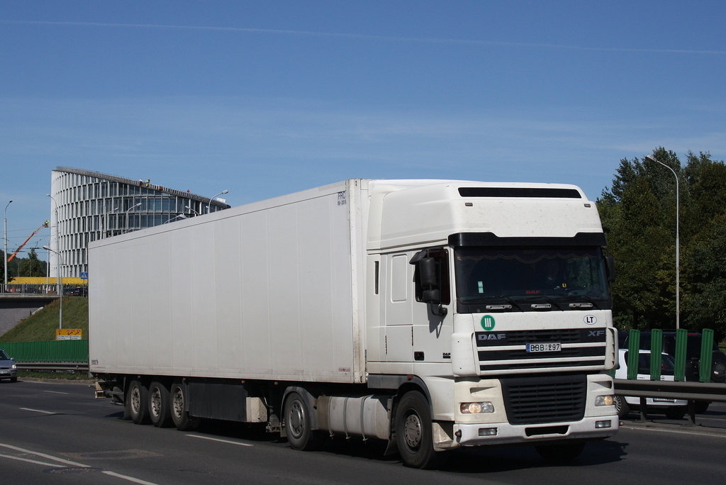 Литва, № BBB 297 — DAF XF95 FT