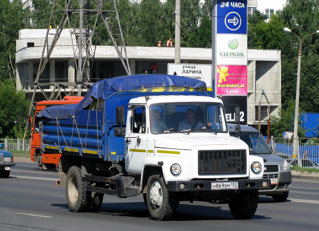 Нижегородская область, № Н 869 ВМ 152 — ГАЗ-3309