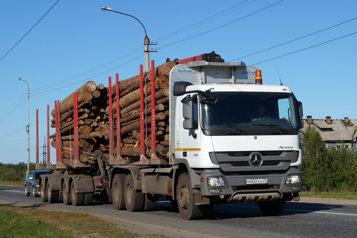 Архангельская область, № М 802 ЕА 29 — Mercedes-Benz Actros '09 3346 [Z9M]