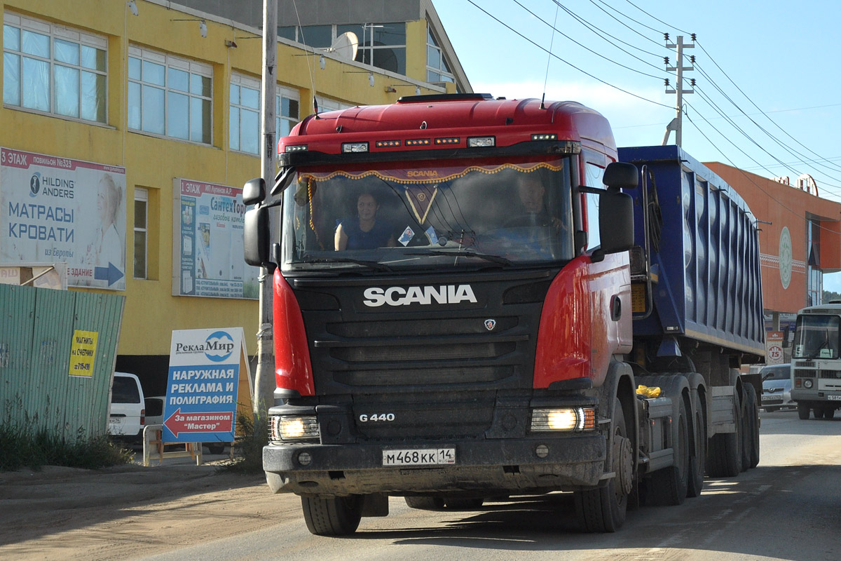 Саха (Якутия), № М 468 КК 14 — Scania ('2013) G440