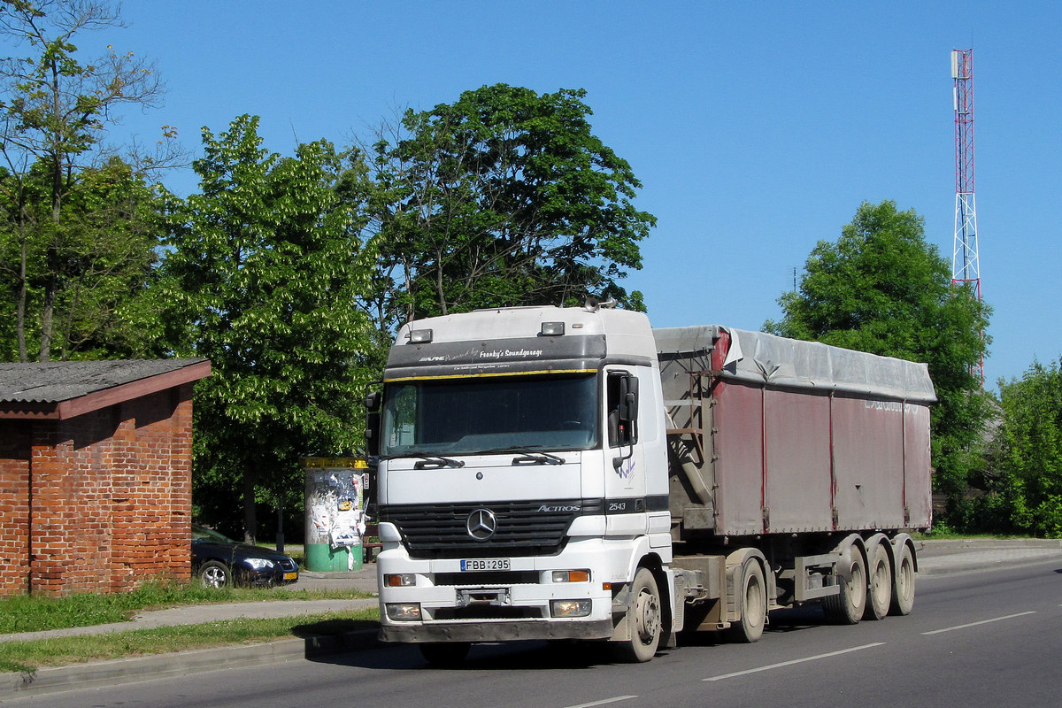 Литва, № FBB 295 — Mercedes-Benz Actros ('1997) 1840