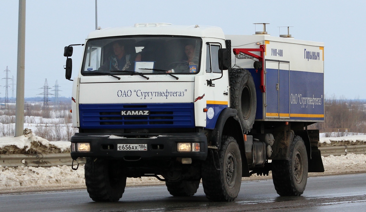 Ханты-Мансийский автоном.округ, № Е 656 АХ 186 — КамАЗ-43501