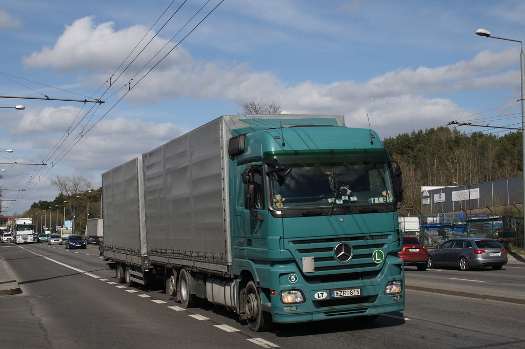 Литва, № AZP 815 — Mercedes-Benz Actros ('2003) 2541