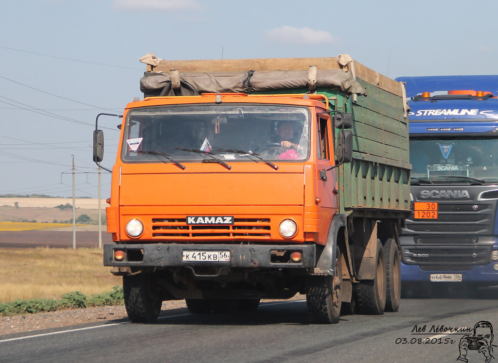 Оренбургская область, № К 415 КВ 56 — КамАЗ-5320