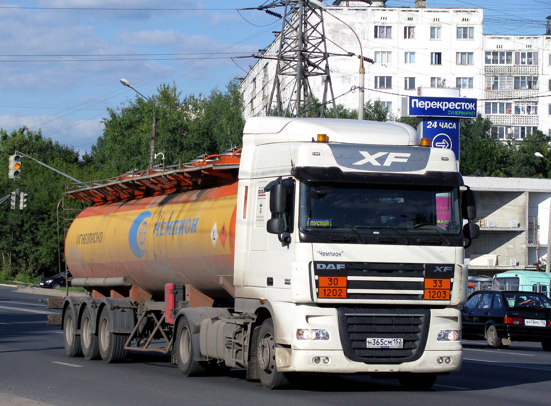 Нижегородская область, № Н 365 СМ 152 — DAF XF105 FT