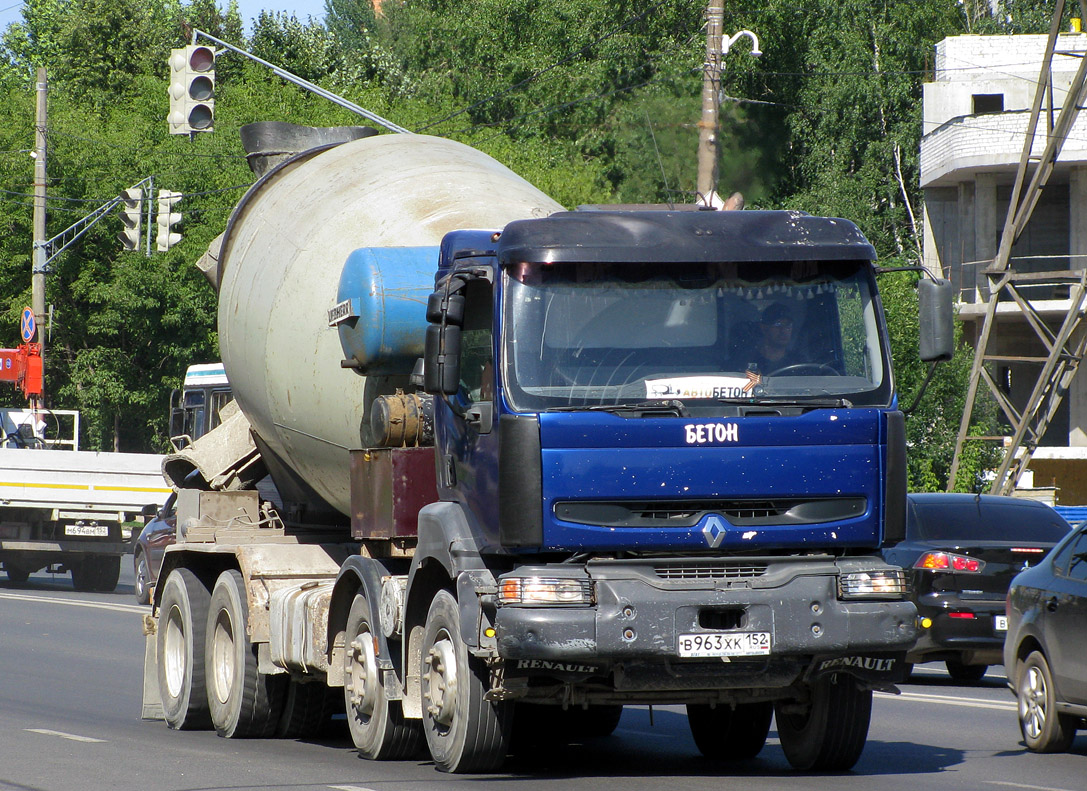 Нижегородская область, № В 963 ХК 152 — Renault Kerax