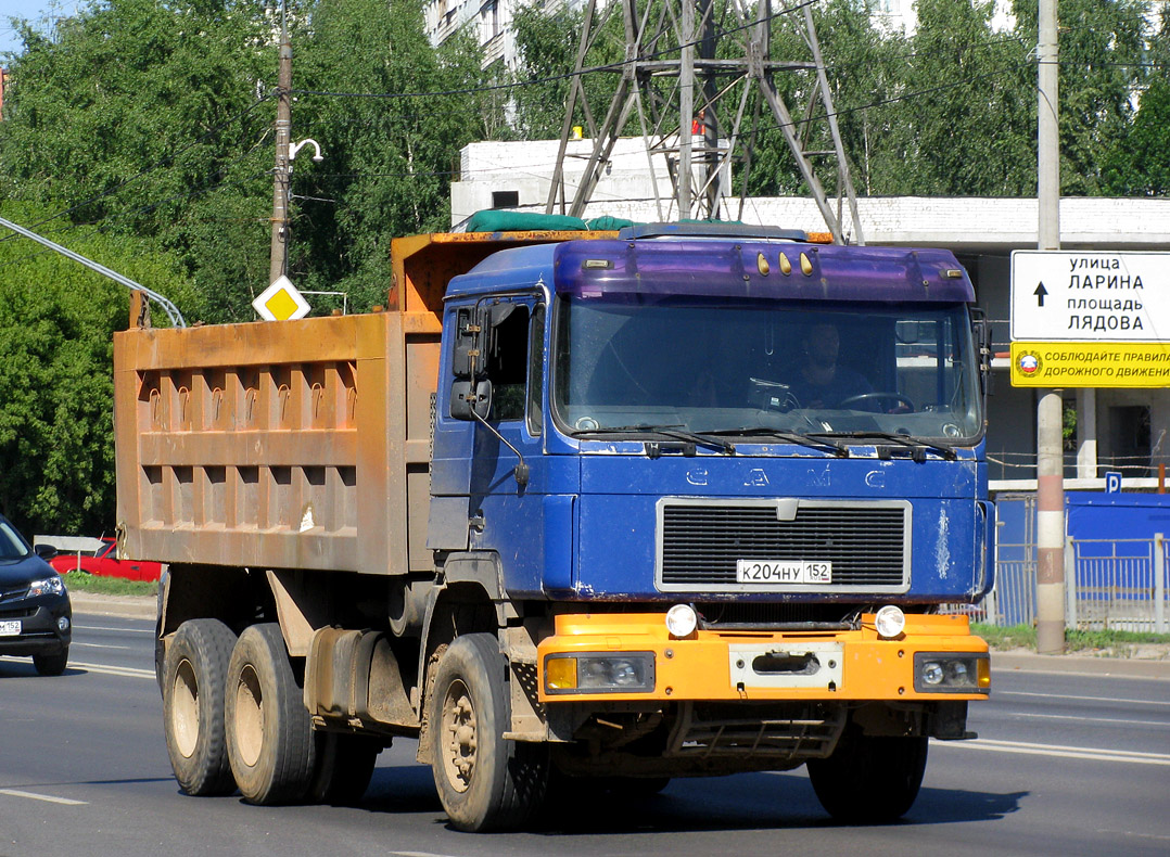 Нижегородская область, № К 204 НУ 152 — CAMC (общая модель)