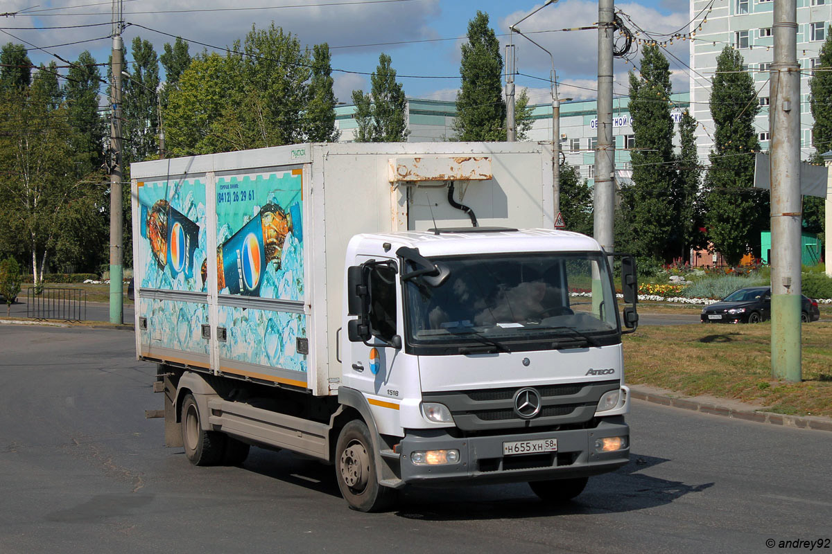 Пензенская область, № Н 655 ХН 58 — Mercedes-Benz Atego 1518