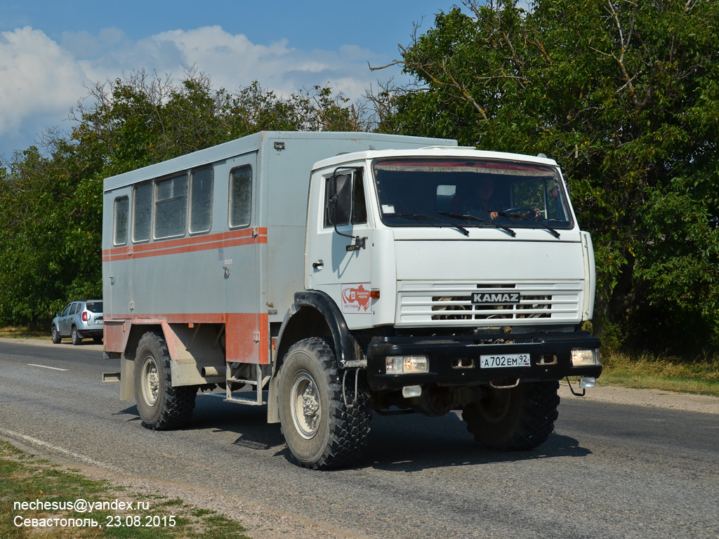 Севастополь, № А 702 ЕМ 92 — КамАЗ-4326-15 [43260R]