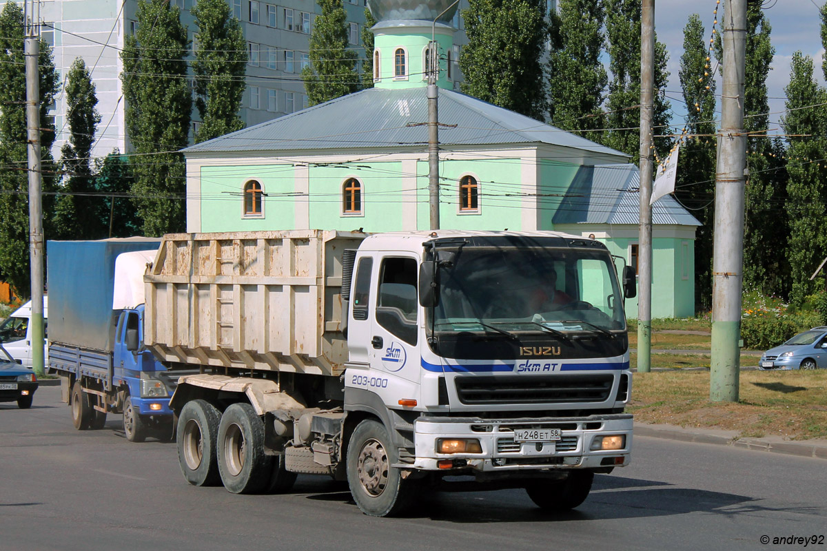 Пензенская область, № Н 248 ЕТ 58 — Isuzu Giga CYZ