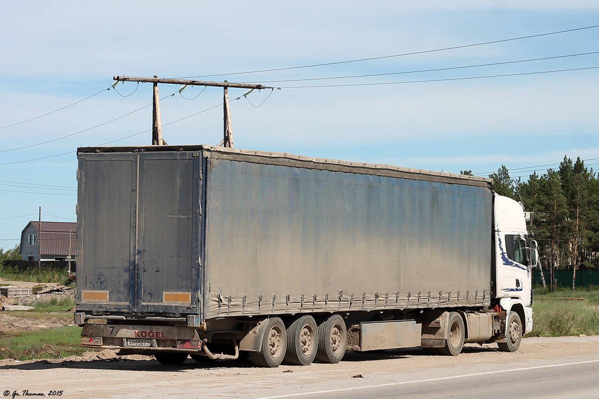 Кемеровская область, № В 771 АО 142 — Scania ('1996) R124L; Кемеровская область, № АМ 0527 42 — Kögel (общая модель)