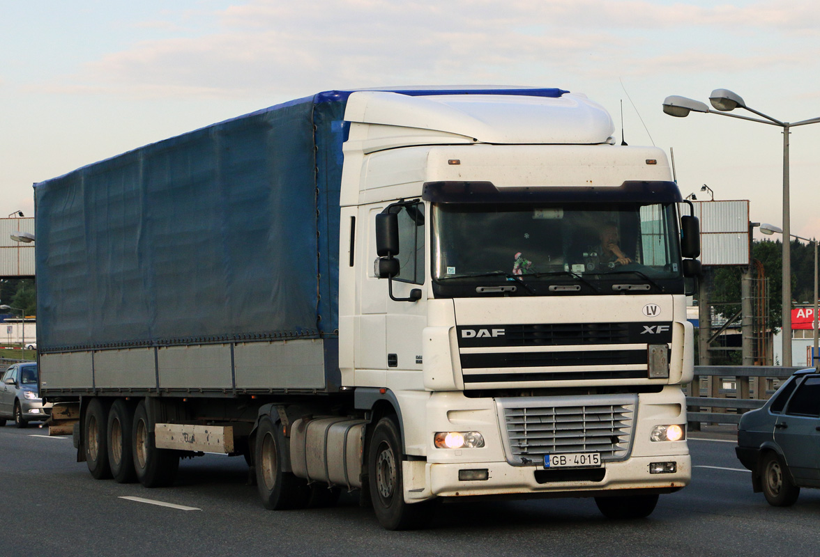 Латвия, № GB-4015 — DAF XF95 FT