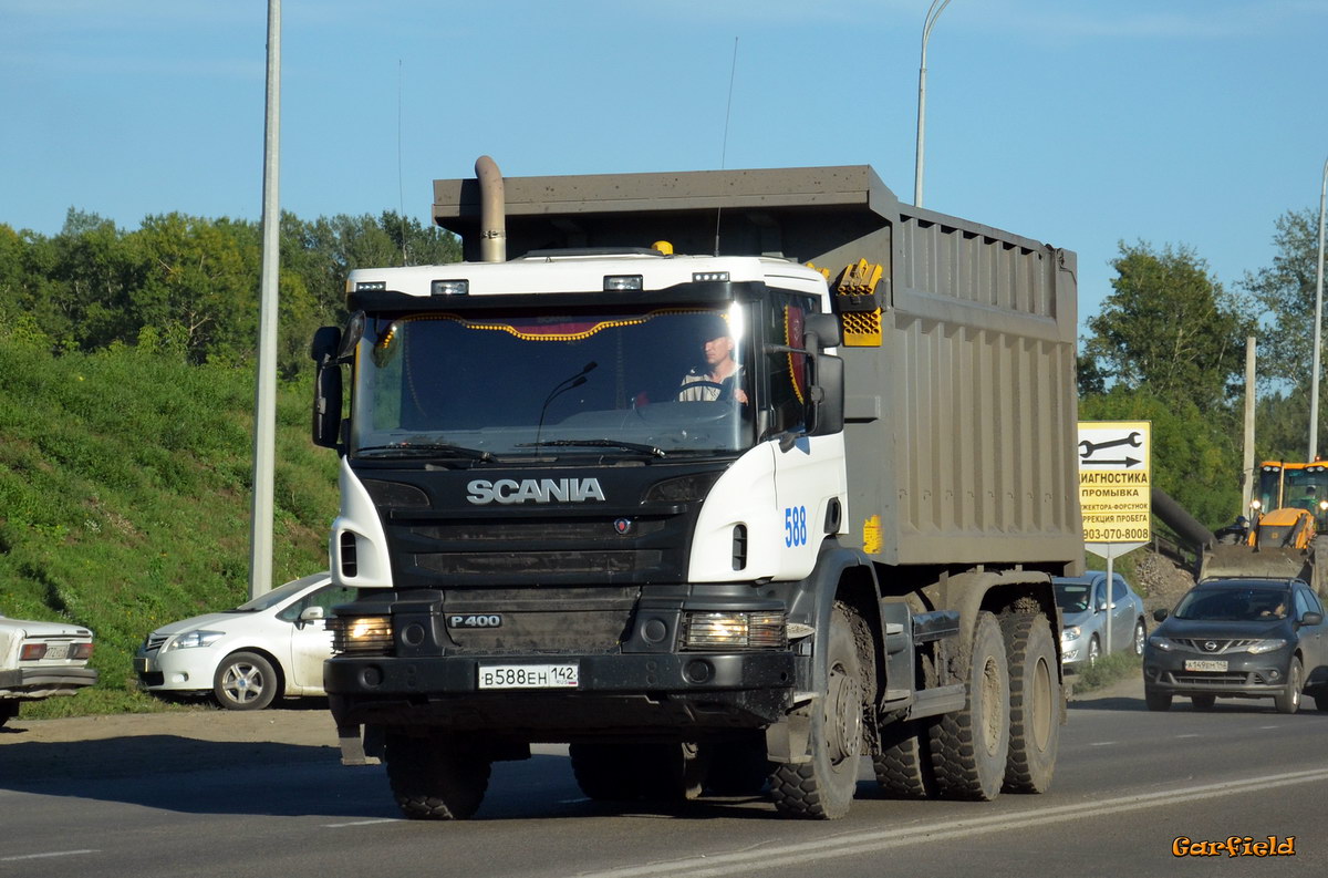 Кемеровская область, № 588 — Scania ('2011) P400