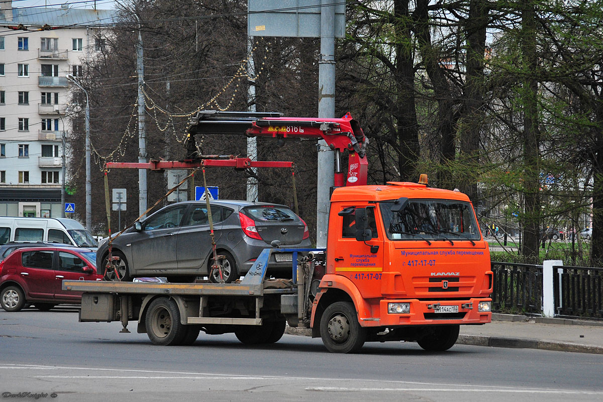 Нижегородская область, № М 114 АС 152 — КамАЗ-4308-H3