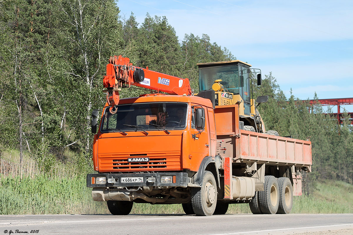 Саха (Якутия), № К 686 КР 14 — КамАЗ-65115 (общая модель)