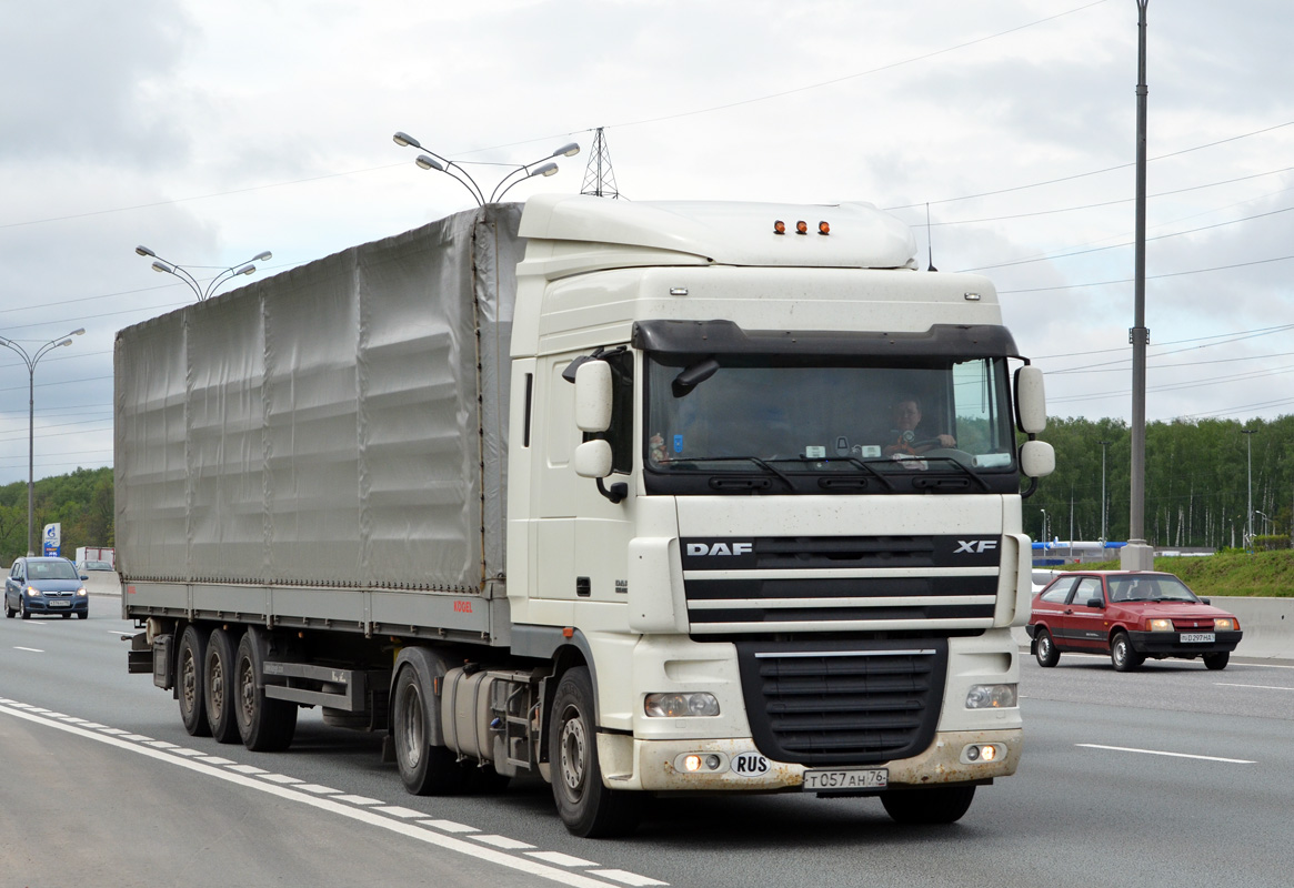 Ярославская область, № Т 057 АН 76 — DAF XF105 FT