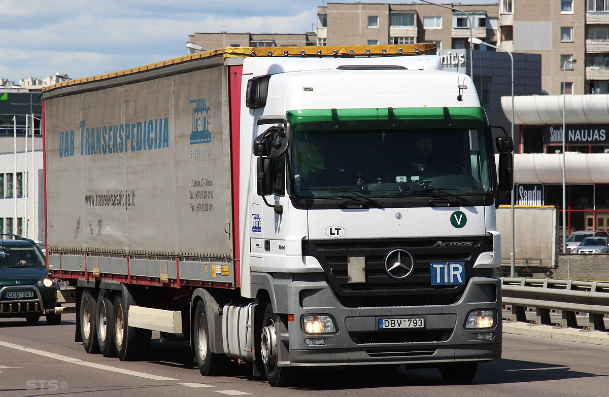 Литва, № DBV 793 — Mercedes-Benz Actros ('2003) 1844