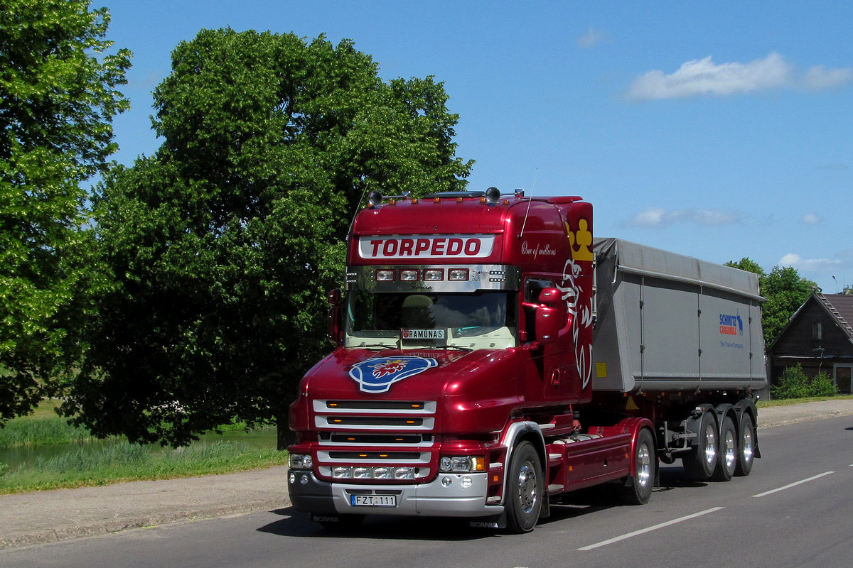 Литва, № FZT 111 — Scania ('2004) T-Series (общ.м)