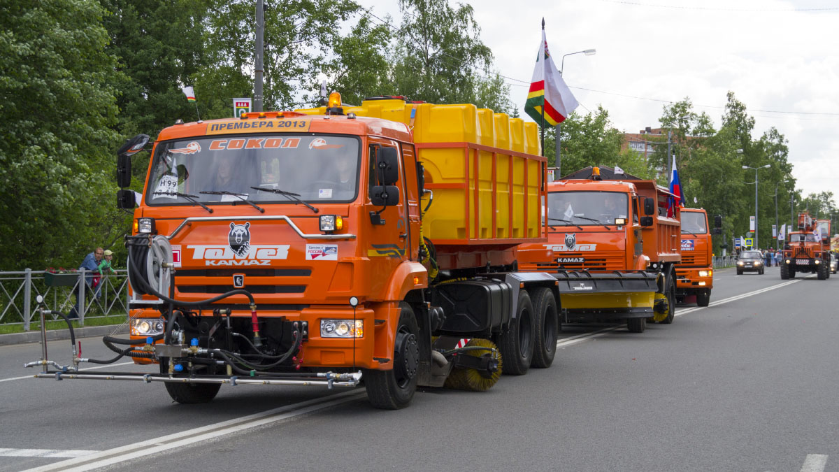 Москва, № УН 9345 99 — КамАЗ-65115 (общая модель)