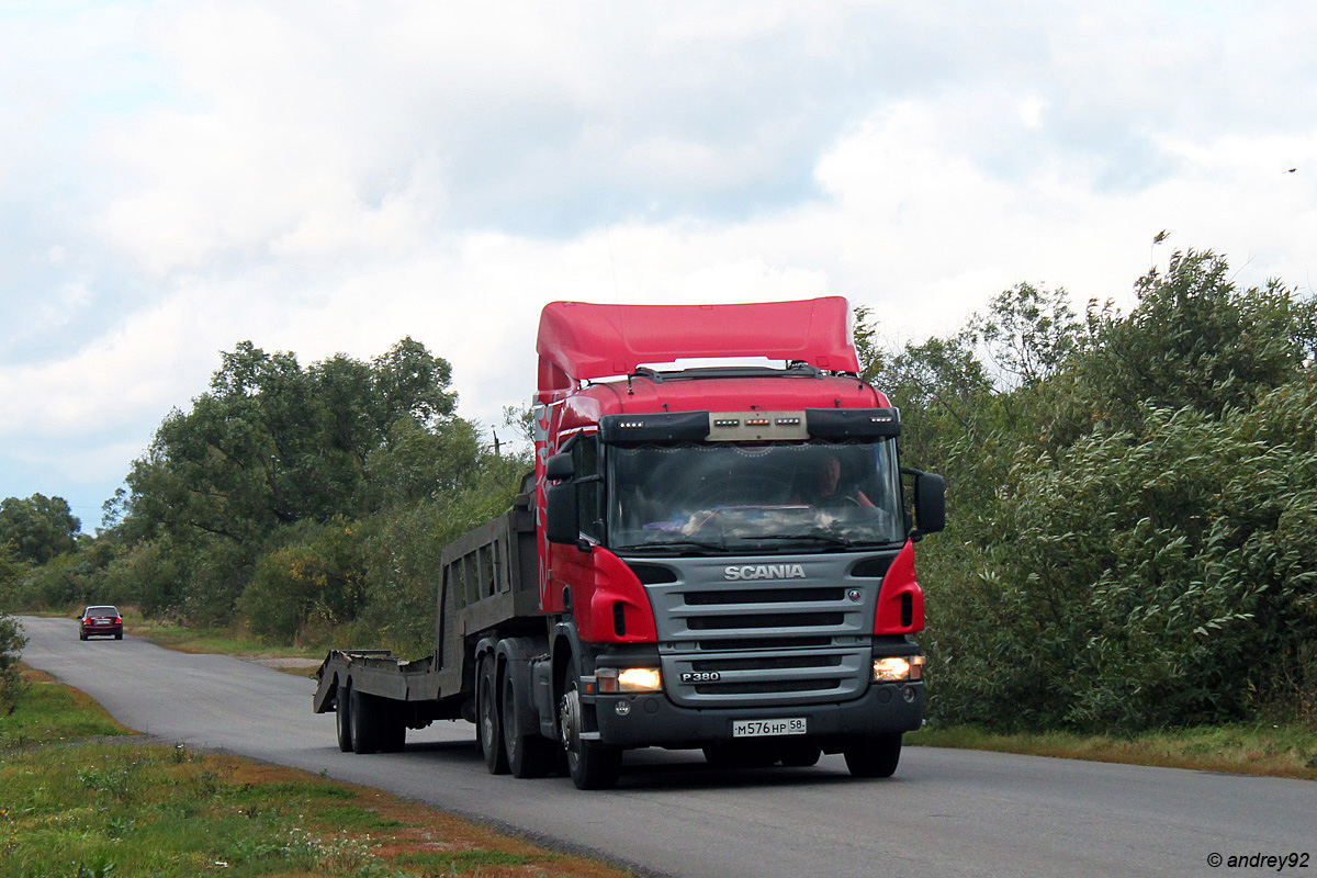 Пензенская область, № М 576 НР 58 — Scania ('2004) P380