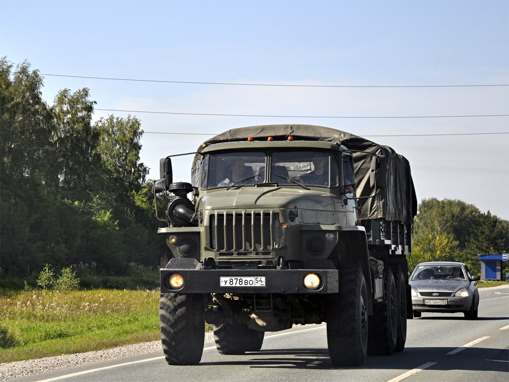 Новосибирская область, № У 878 ВО 54 — Урал-4320 (общая модель)