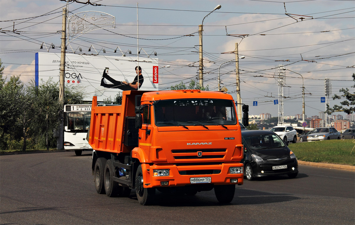 Красноярский край, № М 886 МР 124 — КамАЗ-65115-A4