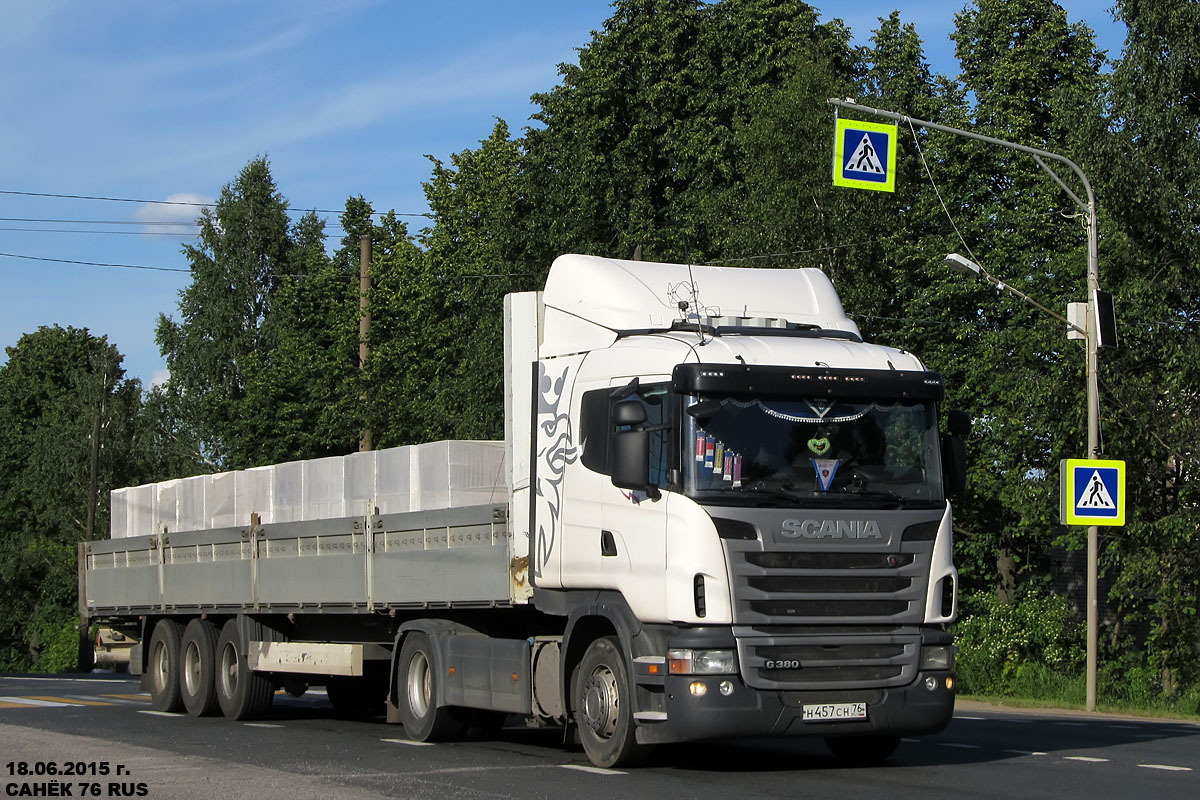 Ярославская область, № Н 457 СН 76 — Scania ('2009) G380