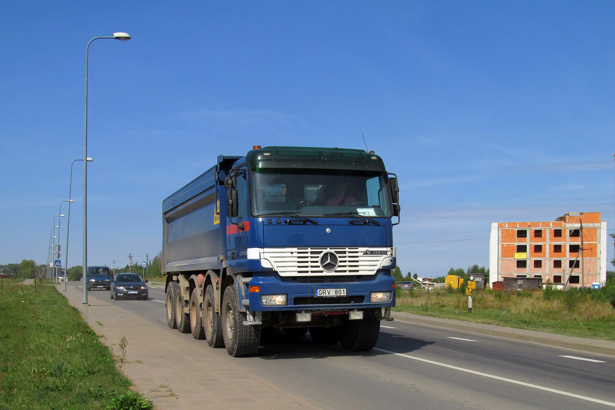 Литва, № GRV 801 — Mercedes-Benz Actros ('1997)