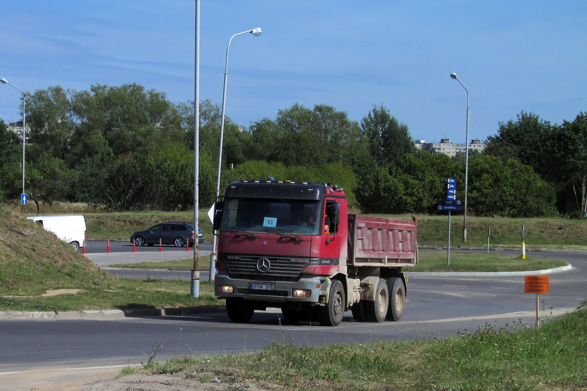 Литва, № BOM 365 — Mercedes-Benz Actros ('1997)