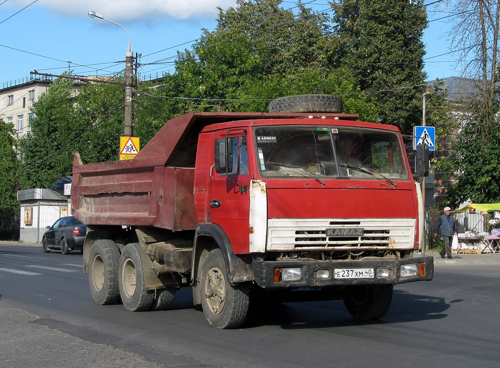 Калужская область, № Е 237 ХМ 40 — КамАЗ-55111 [551110]