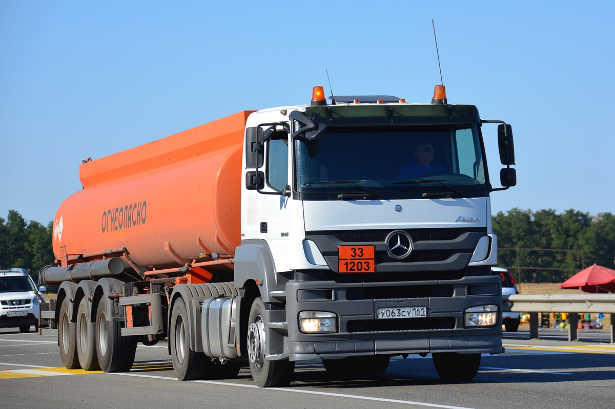 Ростовская область, № У 063 СУ 161 — Mercedes-Benz Axor 1840