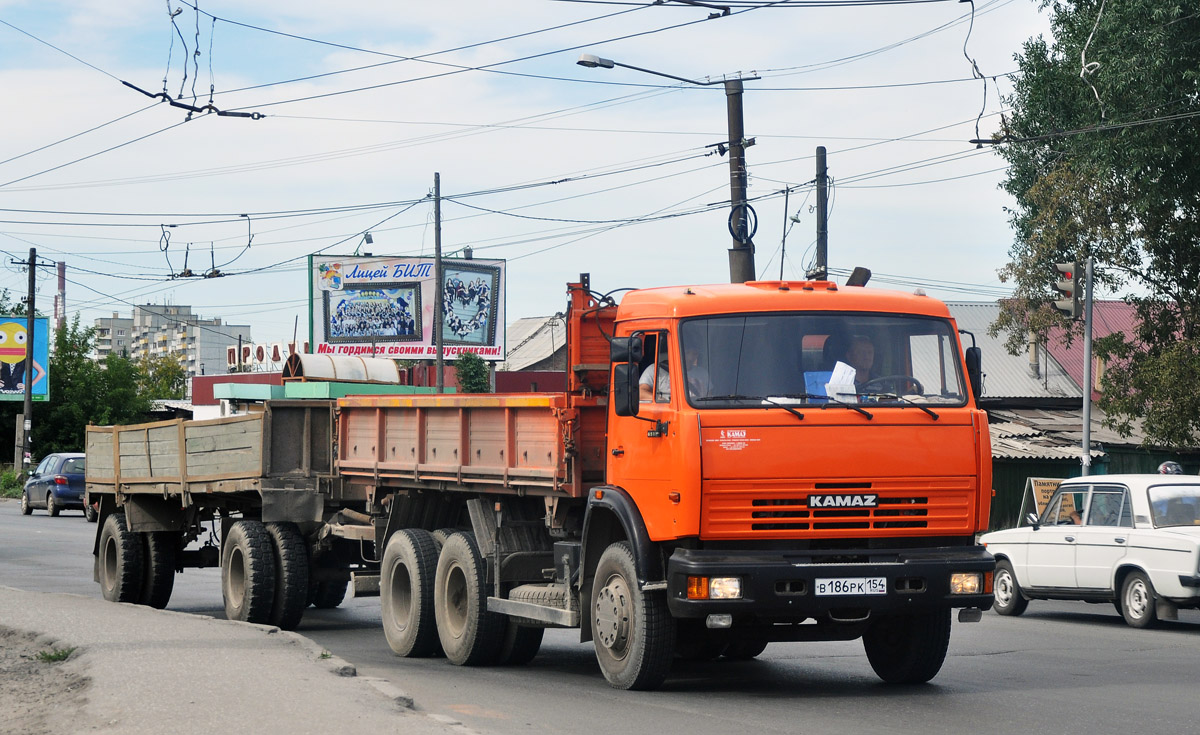 Новосибирская область, № В 186 РК 154 — КамАЗ-65115-15 [65115R]