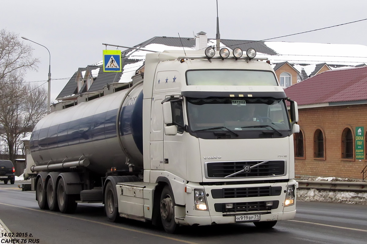 Тульская область, № Н 919 ВР 71 — Volvo ('2002) FH12.380