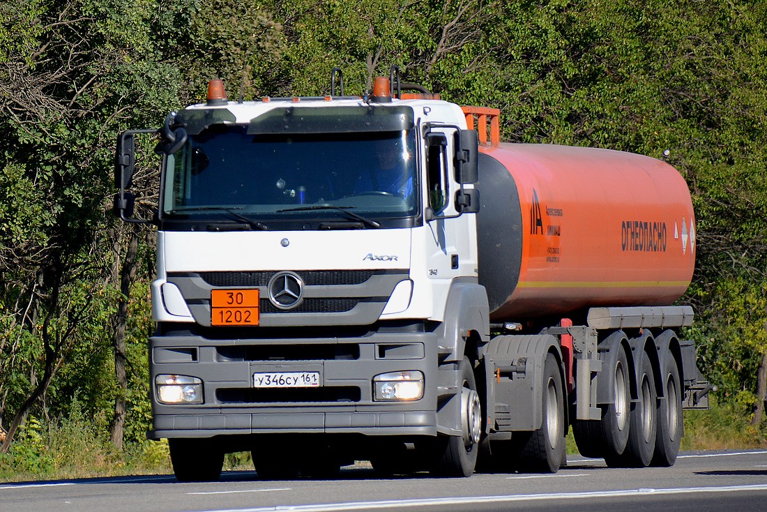 Ростовская область, № У 346 СУ 161 — Mercedes-Benz Axor 1840 [Z9M]