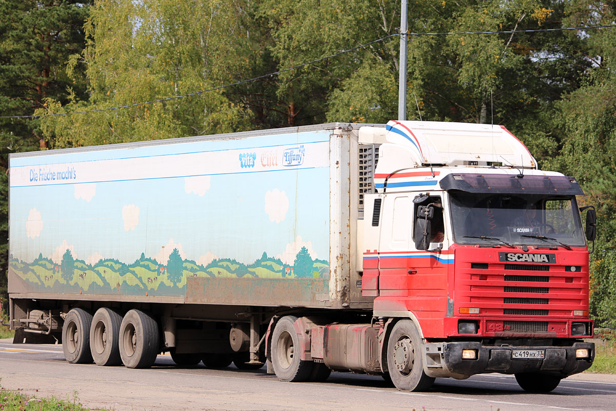 Владимирская область, № С 419 НХ 33 — Scania (III) R143M