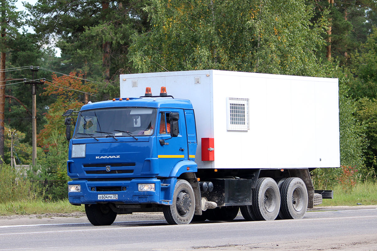 Владимирская область, № А 604 РК 33 — КамАЗ-65115 (общая модель)