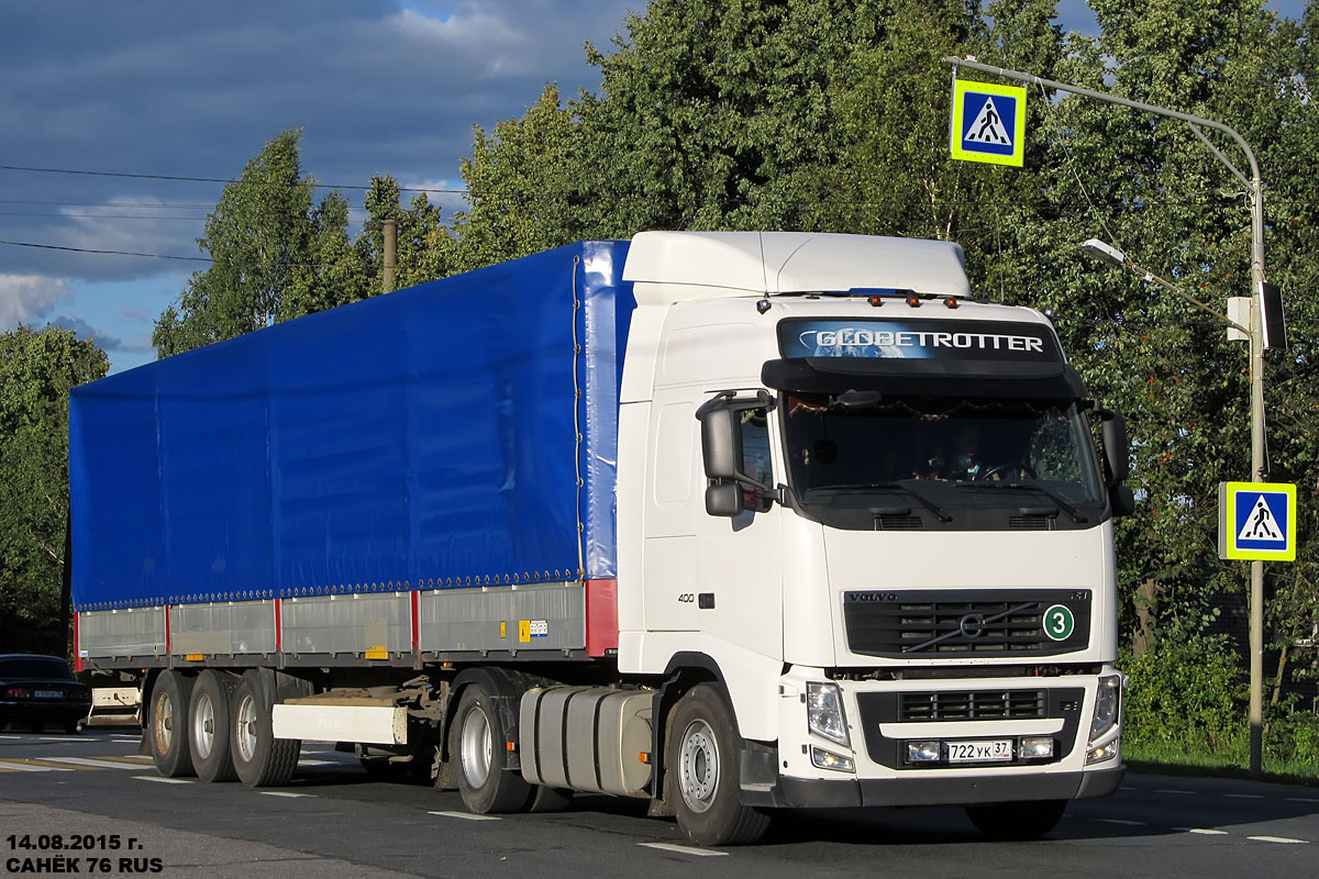 Ивановская область, № Н 722 УК 37 — Volvo ('2008) FH.400 [X9P]