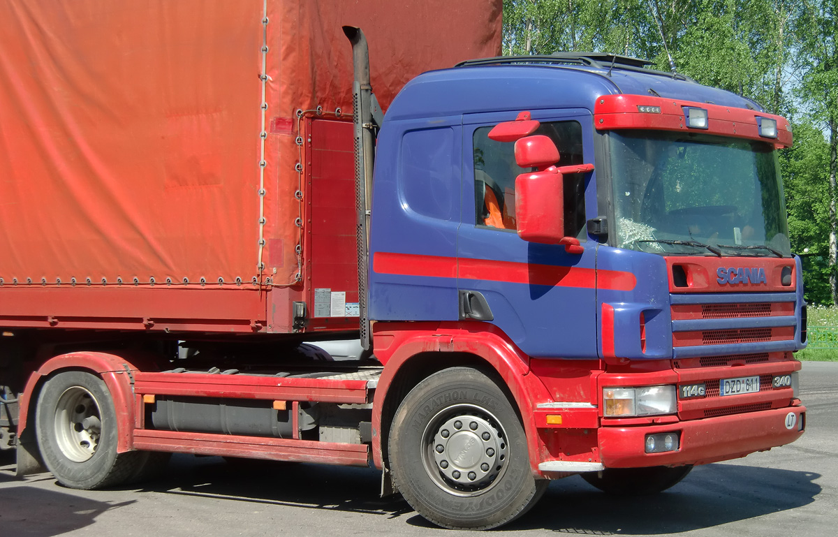 Литва, № DZD 611 — Scania ('1996) P114G