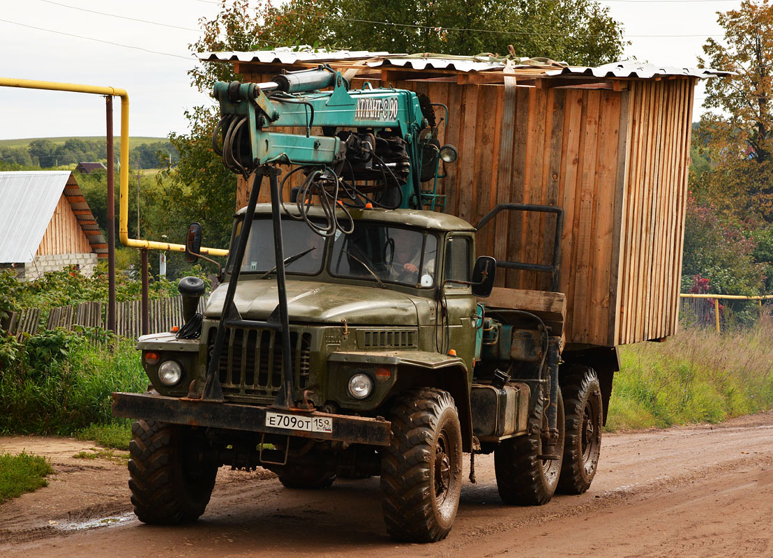 Пермский край, № Е 709 ОТ 159 — Урал-4320-01